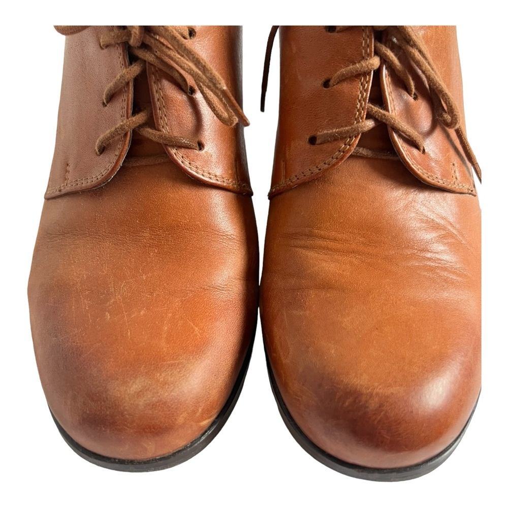 Brown Leather Ankle Boots - Picture 7 of 12